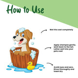 how to use dog shampoo
