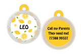 Customized Dog Tags Summer Exclusives - Lemon
