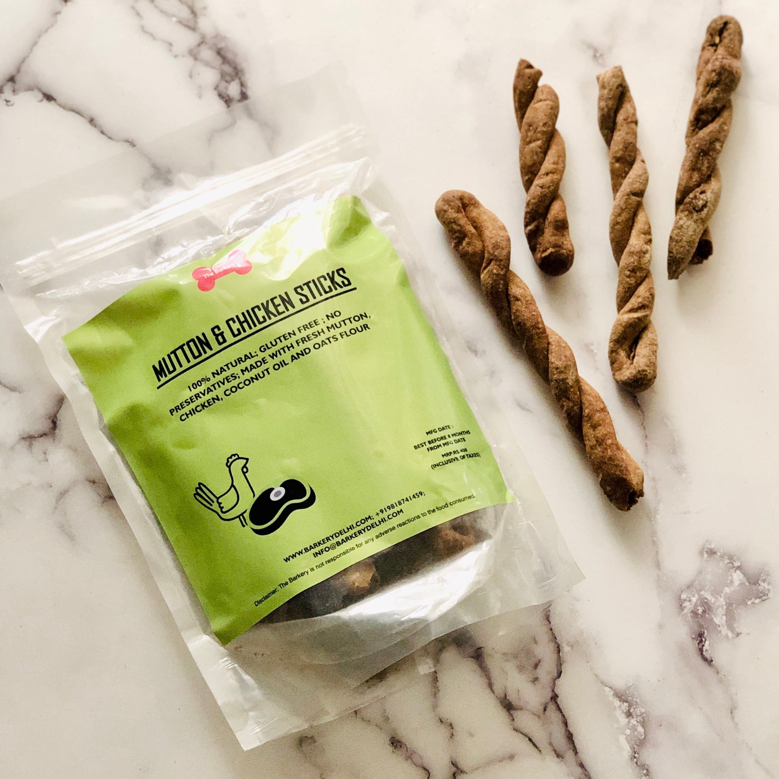 Mutton and Chicken Sticks for Dogs
