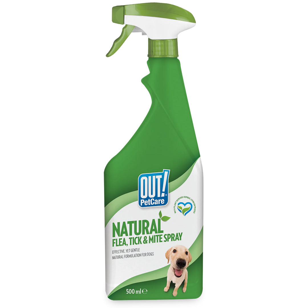 OUT! Natural Flea & Tick Spray 500 ml