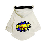 Ruse / White / birthday-boy-dog-hoodie