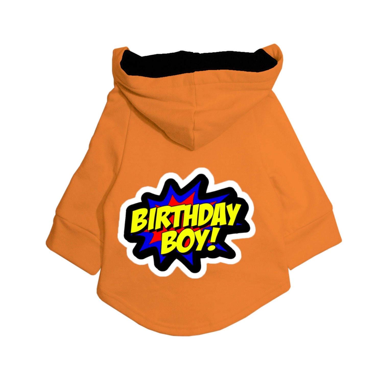 Ruse / Orange / birthday-boy-dog-hoodie