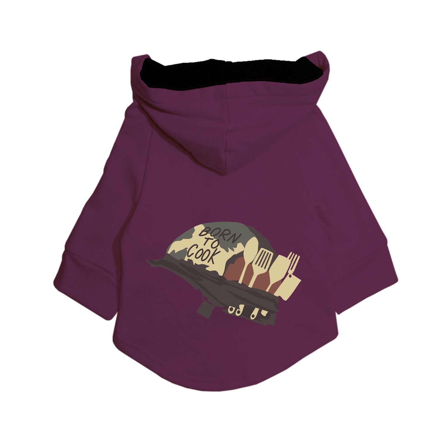Ruse / Purple / born-to-cook-dog-hoodie-7