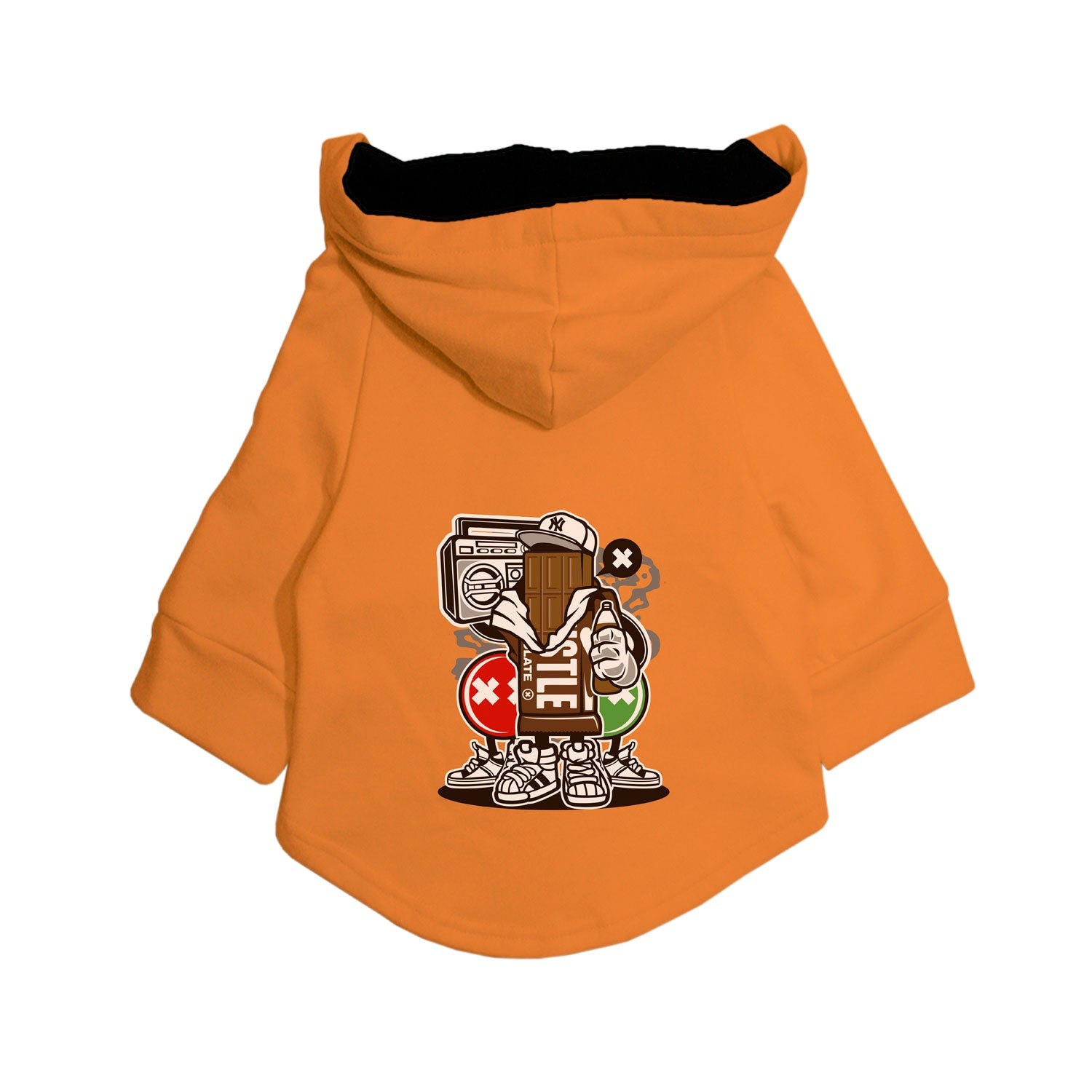 Ruse / Orange / chocolate-squad-dog-hoodie