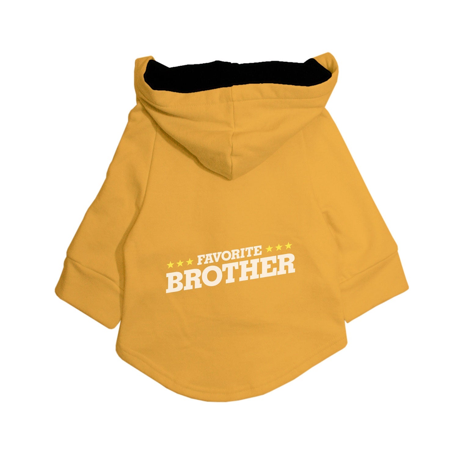 Ruse / Yellow / favourite-brother-dog-hoodie