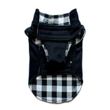 Ruse / Shepherd Check and Black / reversible-dog-jacket