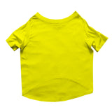 Ruse / Yellow Ruse Basic Crew Neck 'Bosspup' Printed Half Sleeves Dog Tee19