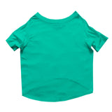 Ruse / can-i-play-with-your-human-crew-neck-dog-tee / Aqua Green