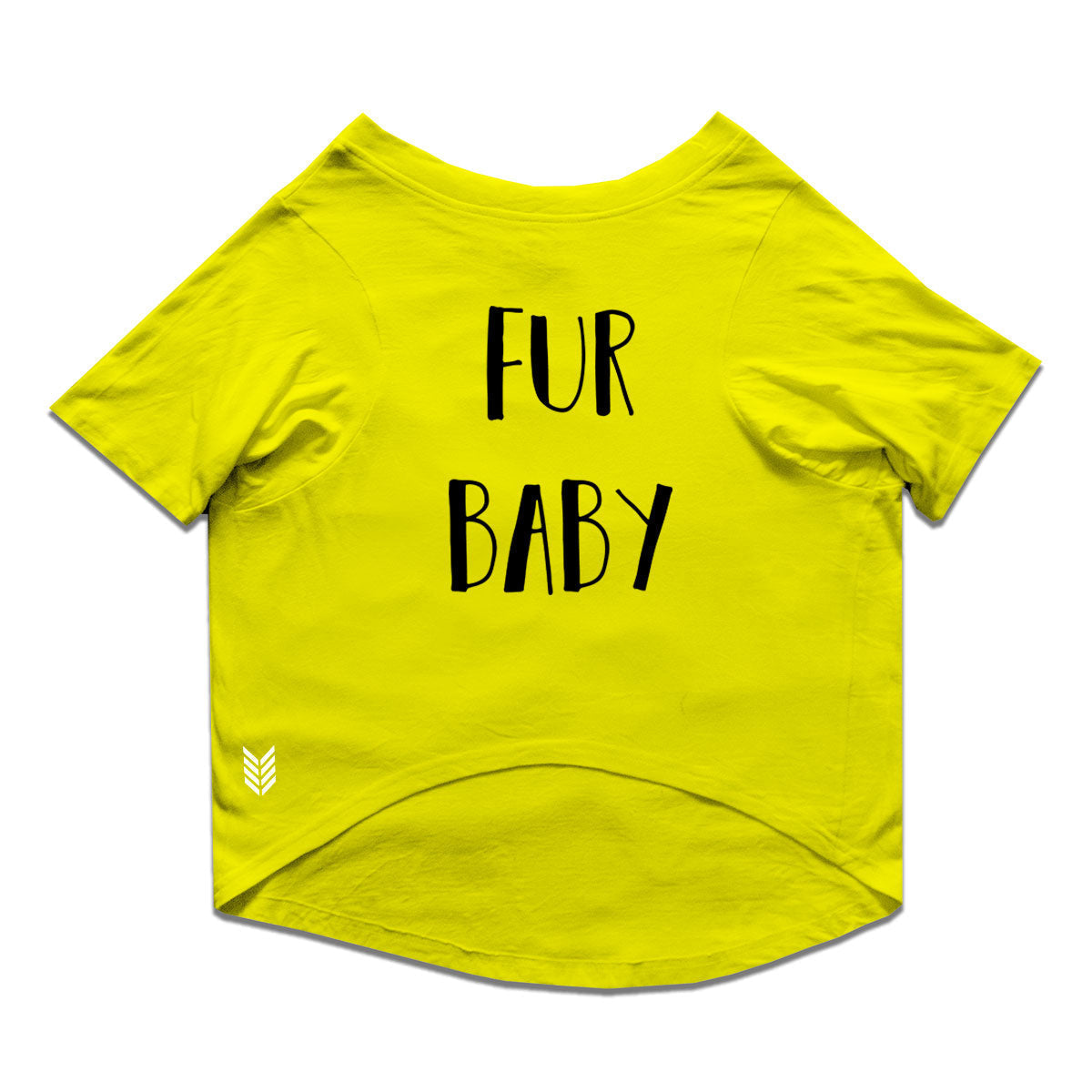 Ruse / fur-baby-crew-neck-dog-tee / Yellow