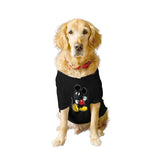 Ruse XX-Small (Chihuahuas, Papillons) / Black Ruse Basic Crew Neck 'Mouse Bane' Printed Half Sleeves Dog Tee7