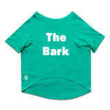 Ruse / the-bark-and-the-bite-crew-neck-dog-tee / Aqua Green