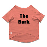 Ruse / the-bark-and-the-bite-crew-neck-dog-tee / Salmon