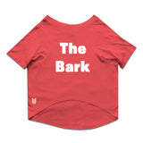 Ruse / the-bark-and-the-bite-crew-neck-dog-tee / Poppy Red