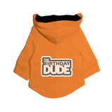 Ruse / Orange / the-birthday-dude-dog-hoodie