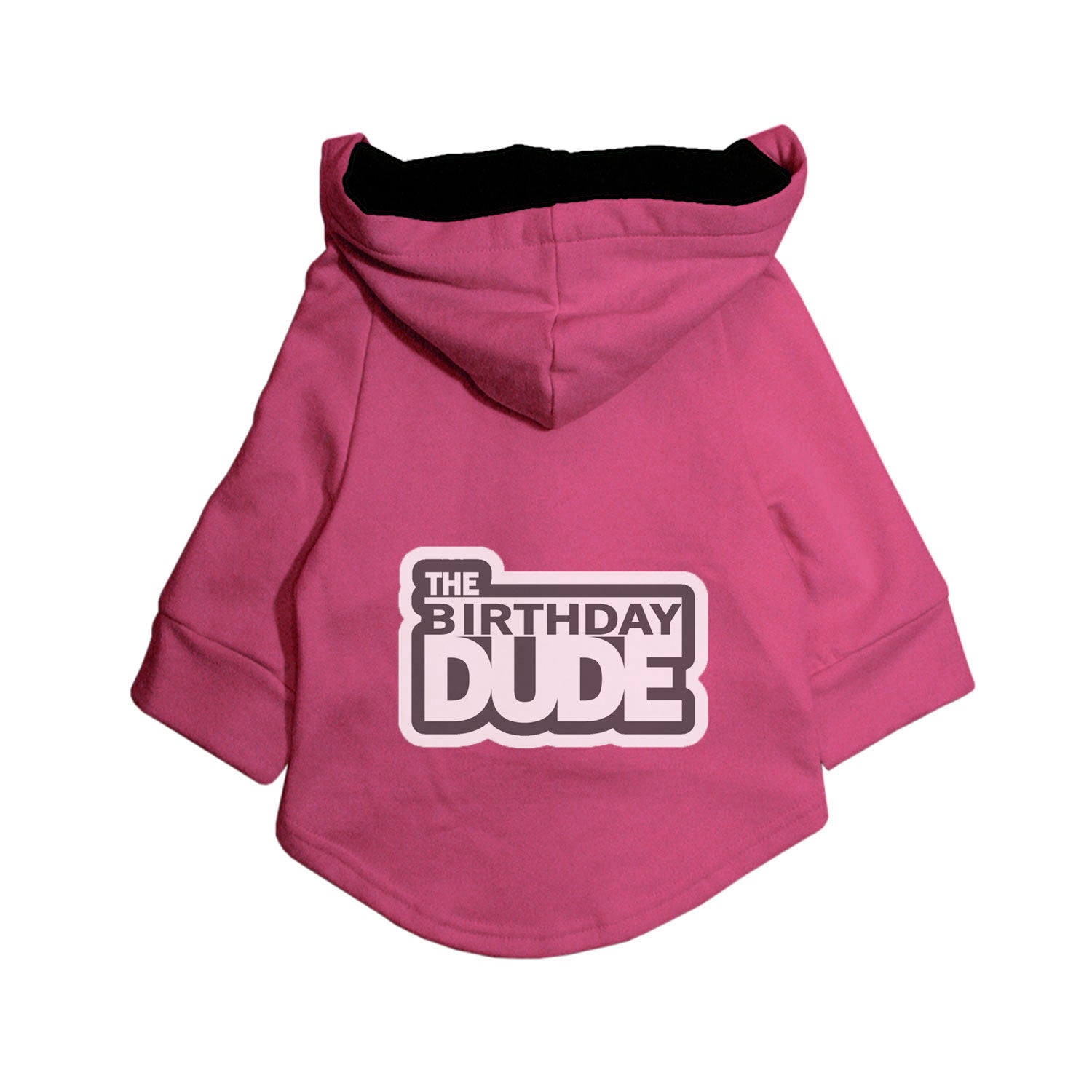 Ruse / Pink / the-birthday-dude-dog-hoodie