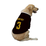 Ruse XXS / Jade Black "Good Boy Number - 3" Dog Technical Jacket