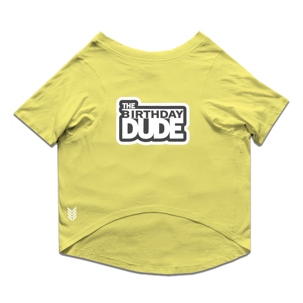 Ruse / Lemon Tonic Ruse Basic Crew Neck 'The Birthday Dude' Printed Half Sleeves Dog Tee10