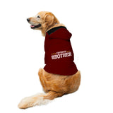 Ruse / Maroon / favourite-brother-dog-hoodie