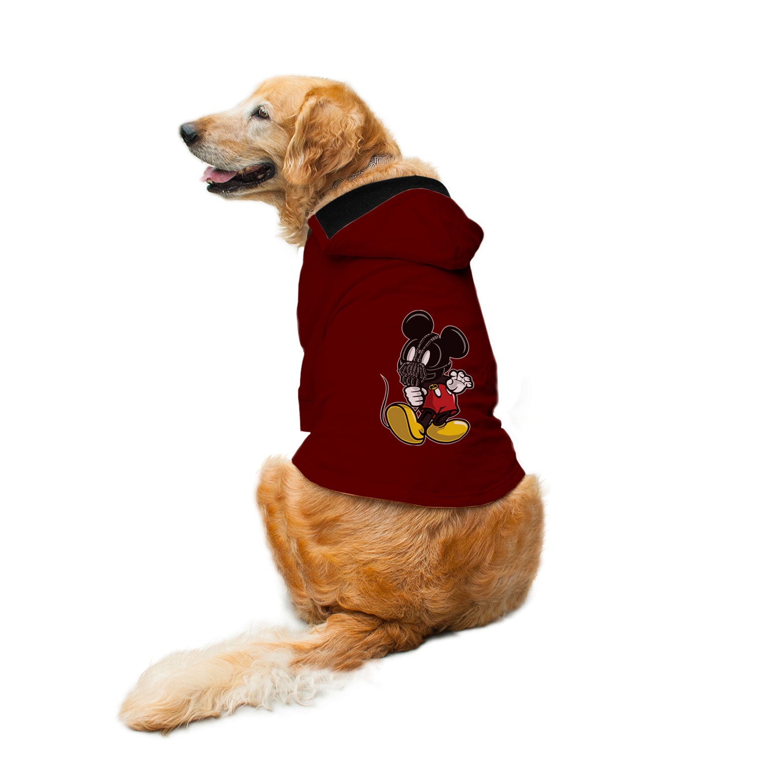 Ruse / Maroon / mouse-bane-dog-hoodie