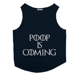 Ruse / Navy / poop-is-coming-dog-tee