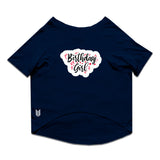 Ruse / Navy Ruse Basic Crew Neck 'Birthday Girl' Printed Half Sleeves Dog Tee14
