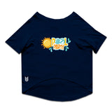 Ruse / Navy Ruse Basic Crew Neck 'Pool Party' Printed Half Sleeves Dog Tee11