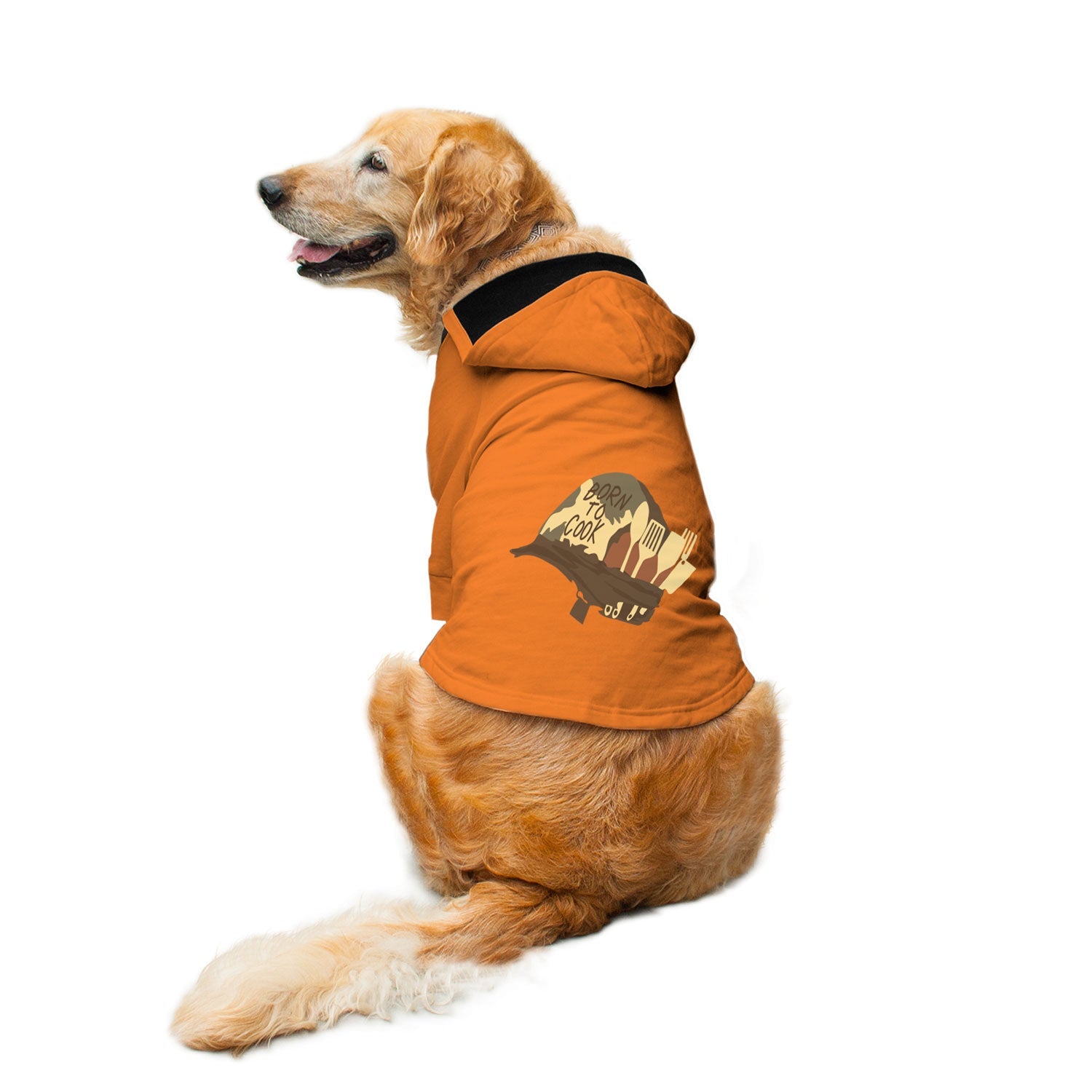 Ruse / Orange / born-to-cook-dog-hoodie-7