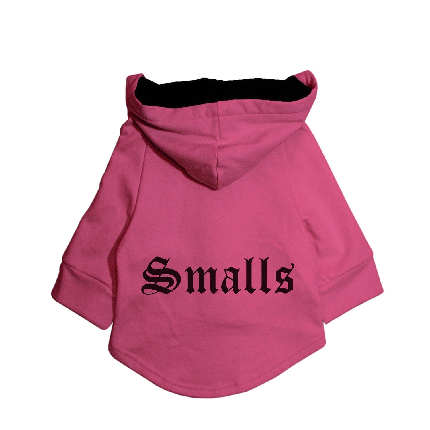Ruse XXS / Pink/Black "Smalls" Dog Hoodie Jacket