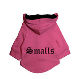 Ruse XXS / Pink/Black "Smalls" Dog Hoodie Jacket
