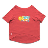 Ruse / Poppy Red Ruse Basic Crew Neck 'Pool Party' Printed Half Sleeves Dog Tee16