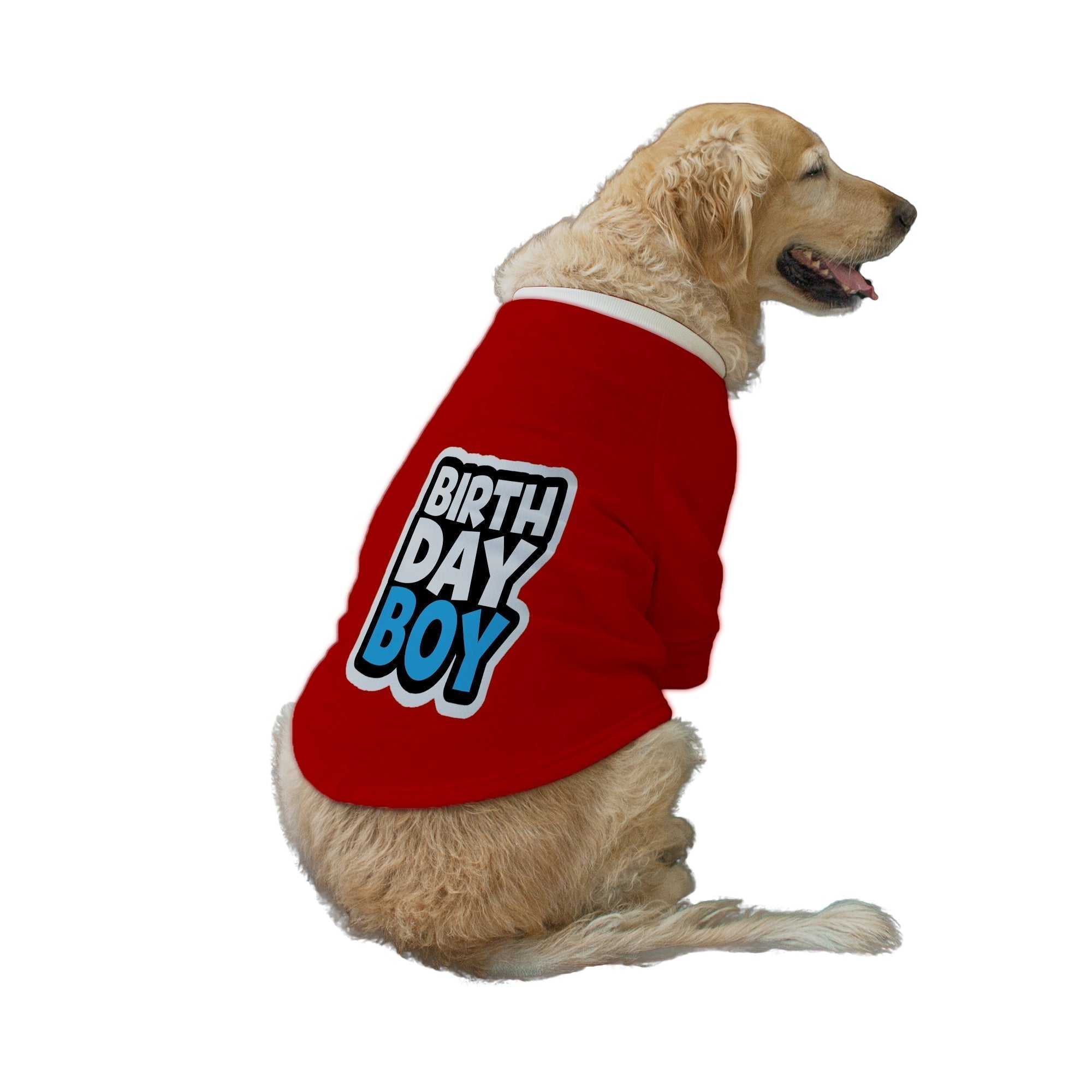 Ruse XXS / Red "Birthday Boy-2"Printed Dog Technical Jacket