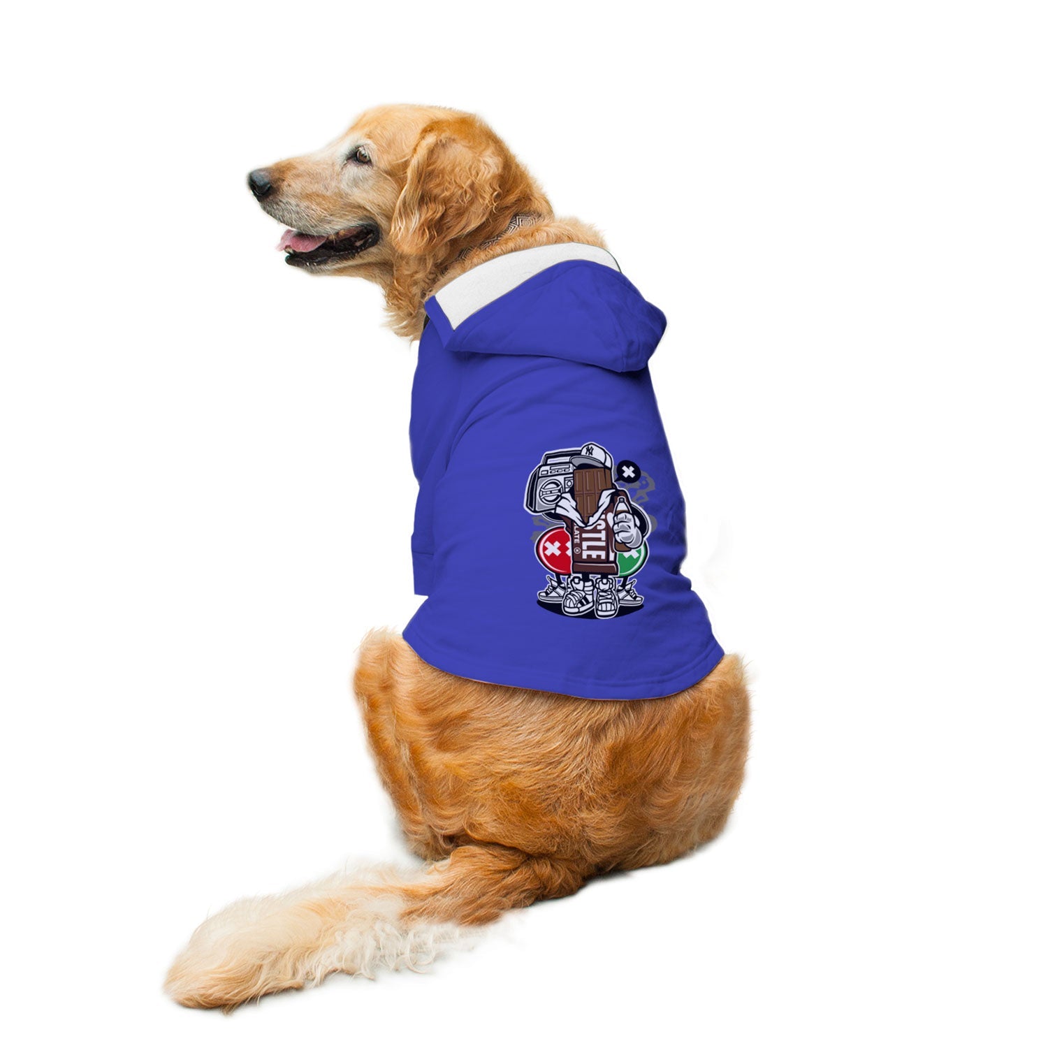 Ruse / Royal / chocolate-squad-dog-hoodie