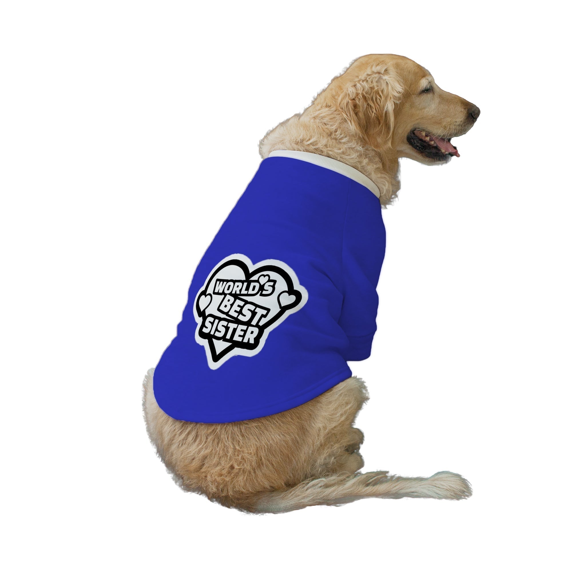 Ruse XXS / Royal "World's Best Sister" Printed Dog Technical Jacket