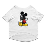Ruse / White Ruse Basic Crew Neck 'Mouse Bane' Printed Half Sleeves Dog Tee14