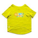 Ruse / Yellow Ruse Basic Crew Neck 'Pool Party' Printed Half Sleeves Dog Tee9