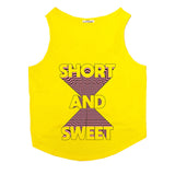 Ruse / Yellow / short-sweet-dog-tee