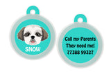 Customized Dog Tags - Shih-Tzu