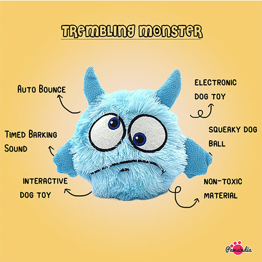 Buy Trembling Monster Interactive Dog Toys Dog Toys at PawsIndia