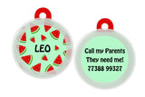 Customized Dog Tags Summer Exclusives - Watermelon