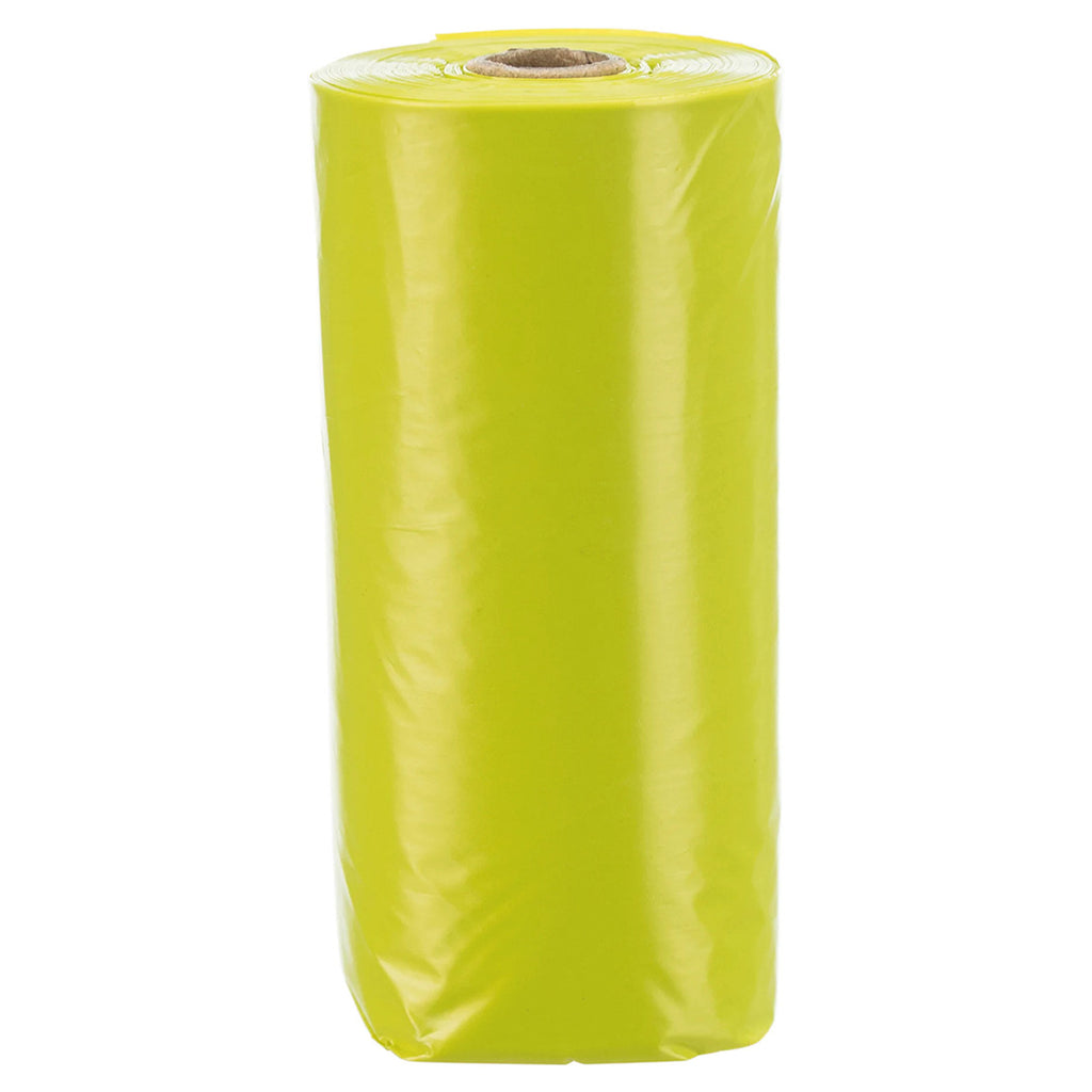Dog poop bags Lemon Scent 4 rolls of 20 bags (Yellow) Pawsindia